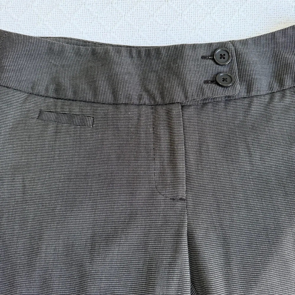 Apt 9 Modern Fit Brown Micro Pattern Dress Pants Trousers Womens Size 4